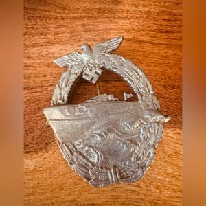 1940’s World War II German Navy (Kriegsmarine)Fast Attack Craft War Badge